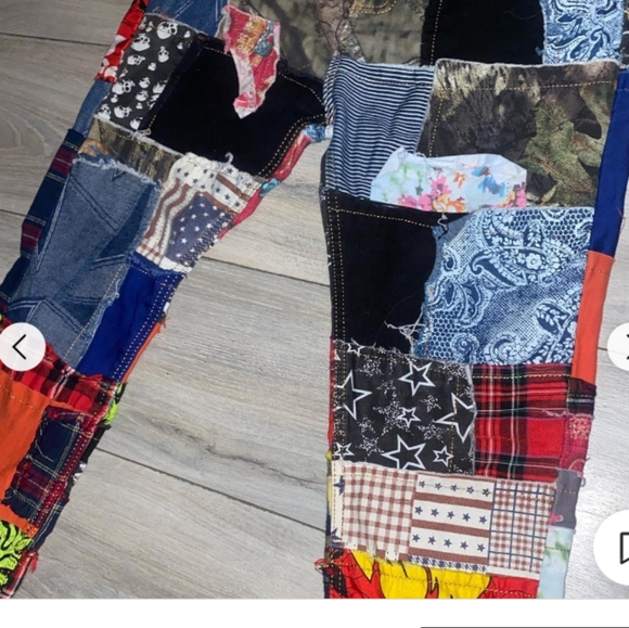 Biepa Y2K Patchwork Mens Jeans SIZE 32 NWT - Picture 4 of 6